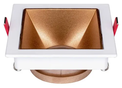 Aluminum materials square spotlight frames MR16 with GU10 holder electroplate