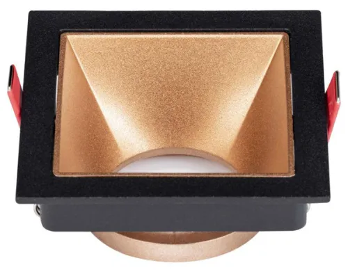 Aluminum materials square spotlight frames MR16 with GU10 holder electroplate
