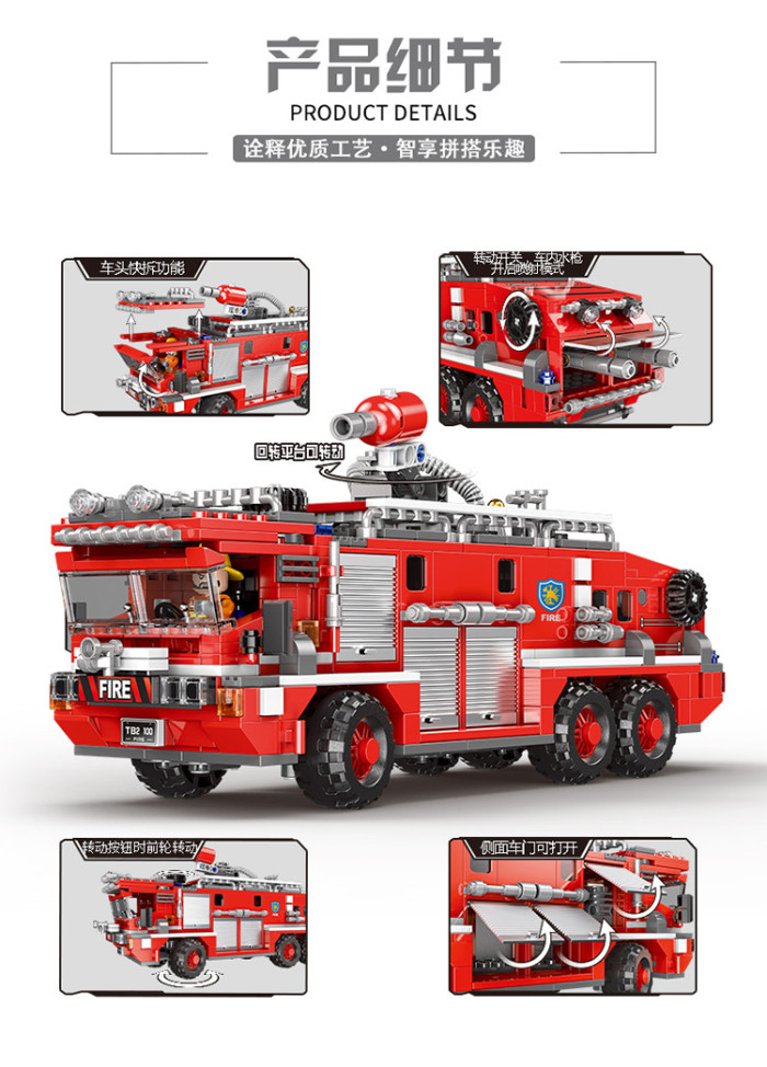 Water Tank Fire Truck