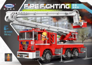 Elevating Fire Truck