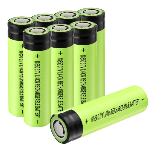 18650 Battery High Quality 8PCS/SET Flat Button Top 18650 Rechargeable Battery Batteries 3.7V Batteries IN UK Stock