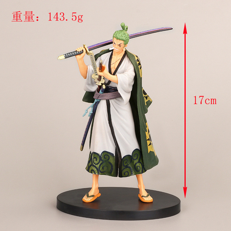 Hot Selling Anime One Piece Luffy Zoro Sanji Character Model Decoration Collection Toy  Action Figure