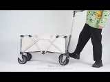 Camping Pull Cart Folding Camping Small Trolley Shopping Cart Light Folding Simple Pull Rod Cart