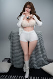 158cm H-cup M1 Rachel ROS Head Silicone+TPE Sex Doll