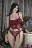145cm F-cup M3 ROS Head Silicone+TPE Sex Doll
