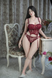 145cm F-cup M3 ROS Head Silicone+TPE Sex Doll