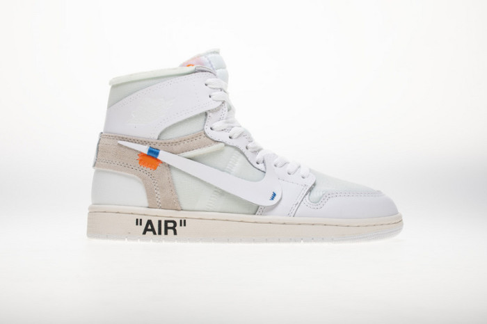 LJR Air Jordan 1 Retro High Off-White White AQ0818-100