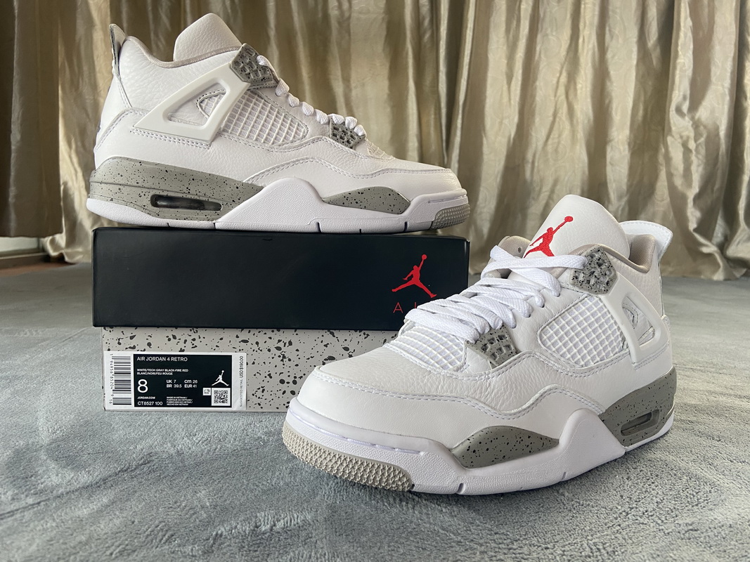 LJR Air Jordan 4 White Oreo CT8527-100 - Jdfoot.co