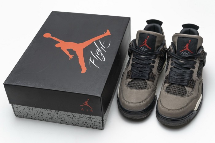 LJR Travis Scott x Air Jordan 4 Retro Brown AJ4-882335