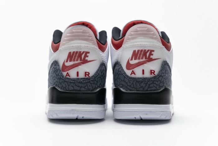 LJR Air Jordan 3 Retro SE Fire Red Denim (2020) CZ6431-100