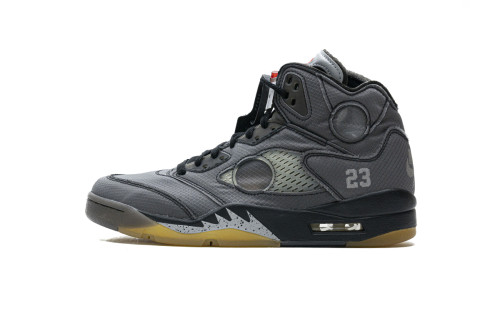 LJR Air Jordan 5 Retro Off-White Black CT8480-001