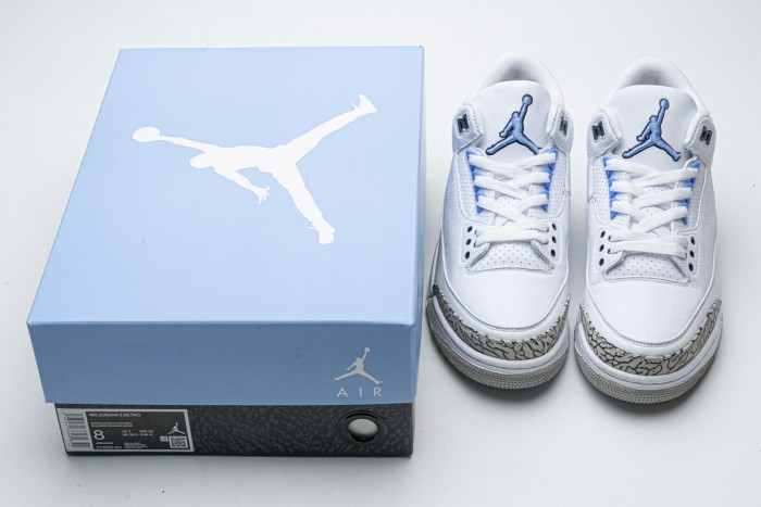 LJR Air Jordan 3 Retro UNC (2020) CT8532-104