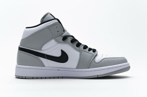 LJR Air Jordan 1 Mid Light Smoke Grey 554724-092