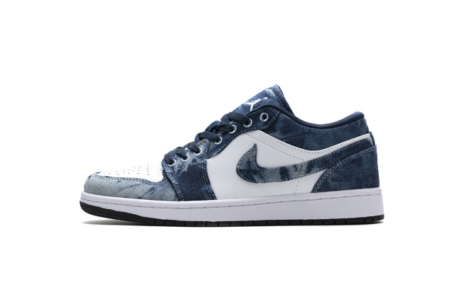 LJR Air Jordan 1 Low Washed Denim CZ8455-100