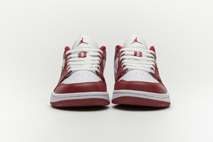 LJR Air Jordan 1 Low Gym Red White 553558-611