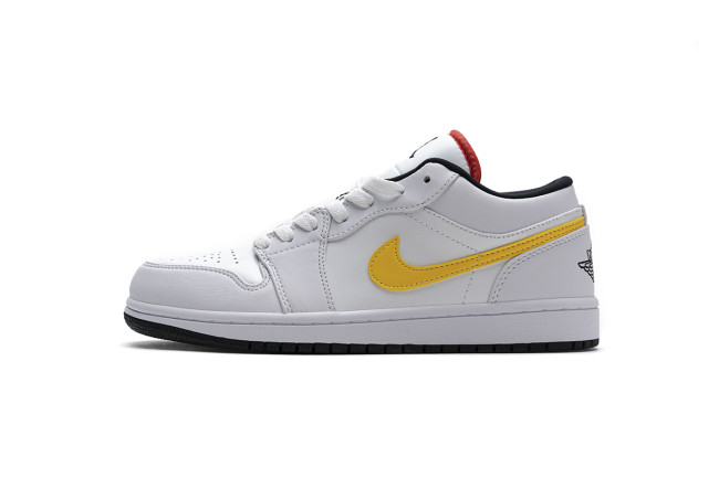 LJR Air Jordan 1 Low White Multi-Color CW7009-100