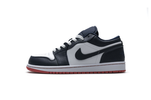 LJR Air Jordan 1 Low Obsidian Ember Glow 553558-481