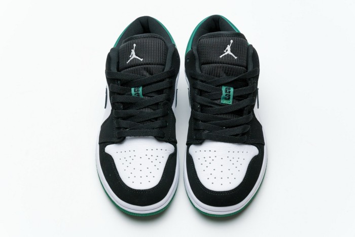 LJR Air Jordan 1 Low White Black Mystic Green 553558-113