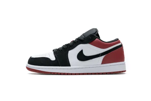 LJR Air Jordan 1 Low Black Toe 553558-116