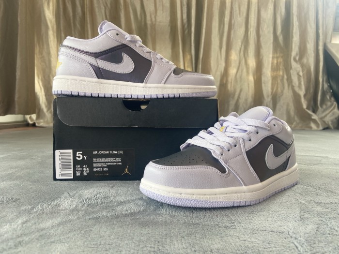 LJR Air Jordan 1 Low Oxygen Purple 554723-505