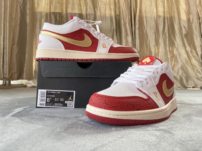 LJR Air Jordan 1 Low SE“Spades” DJ5185-100