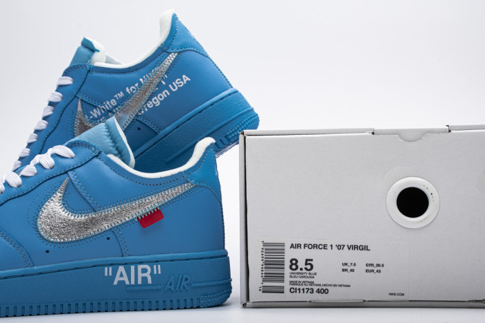 Off-White Nike Air Force 1 MCA Blue CI1173-400