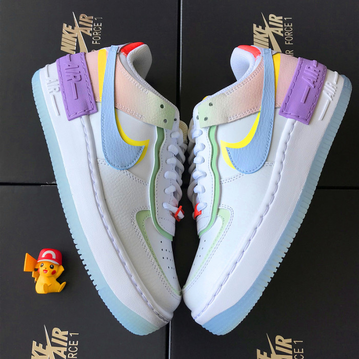 OG Nike Air Force 1 Shadow White Hydrogen Blue Purple (W) CW2630-141