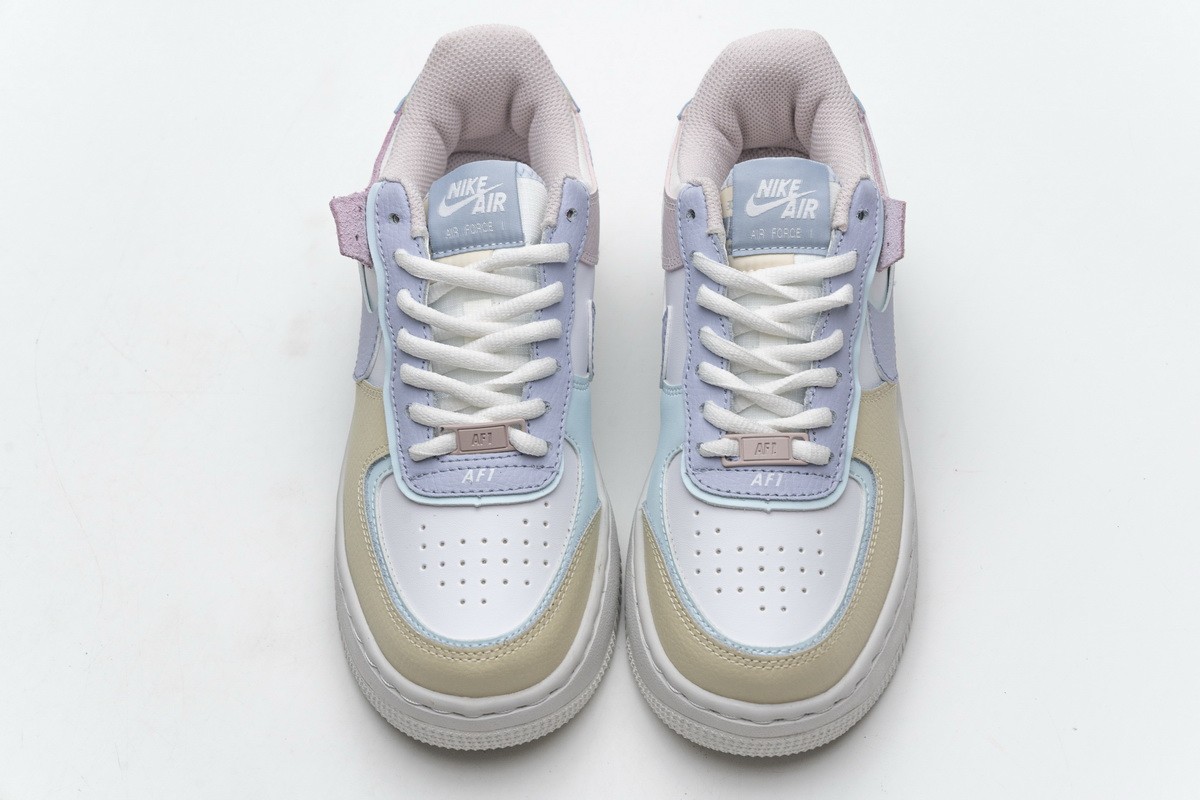 OG Nike Air Force 1 Shadow White Glacier Blue Ghost (W) CI0919-106 - Jdfoot.co