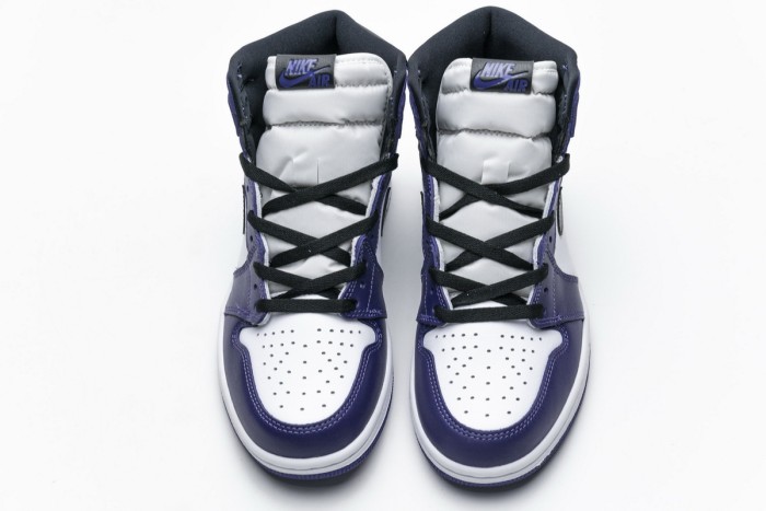 OG Air Jordan 1 Retro High Court Purple White 555088-500