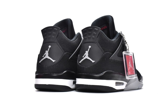 LJR Air Jordan 4 Retro Black Canvas DH7138-006