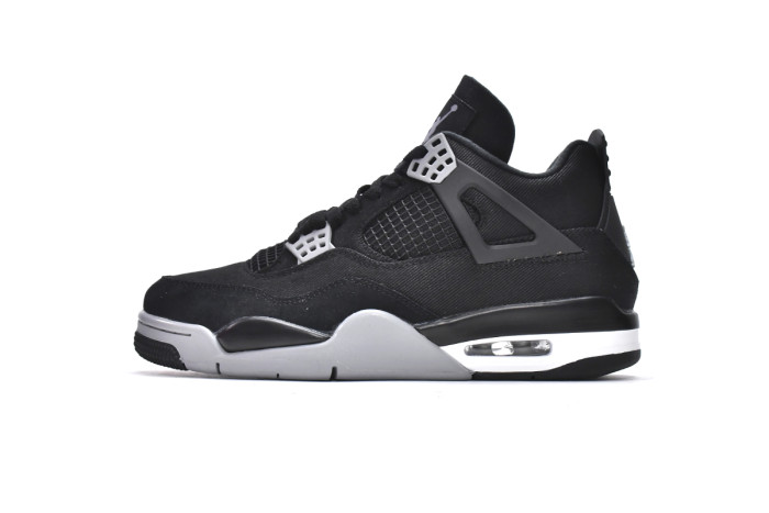 LJR Air Jordan 4 Retro Black Canvas DH7138-006