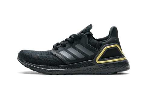 LJR Adidas Ultra Boost 20 CONSORTIUM Black Gold Real Boost EG0754