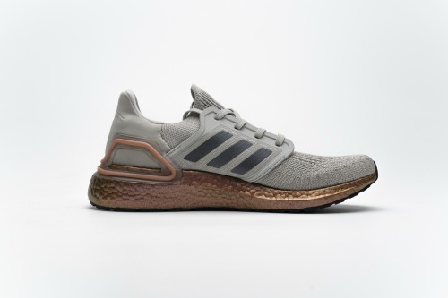 LJR Adidas Ultra Boost 20 CONSORTIUM Metal Grey and Coral Real Boost FV4389
