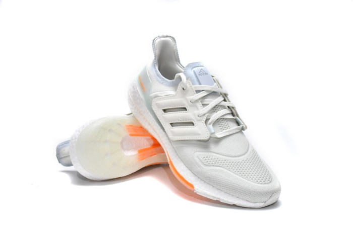 LJR adidas Ultra Boost 2022 White Grey Orange GY6227