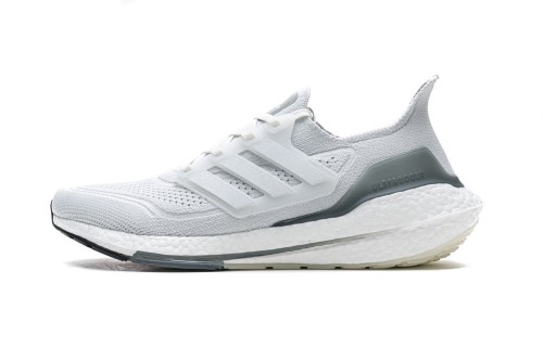 LJR adidas Ultra Boost 2021 White Charcoal FY0383