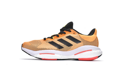 LJR adidas Ultra Boost Solar Glide 5 Flash Orange Turbo GX5470