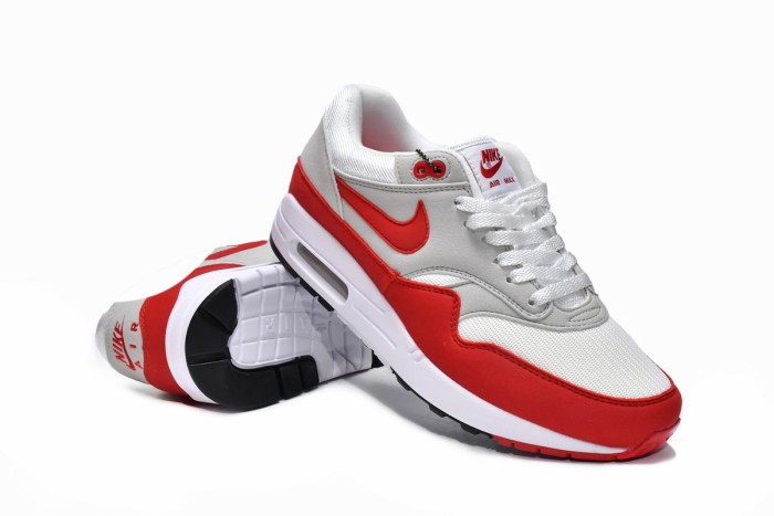 OG Nike Air Max 1 OG Anniversary Grey White Red 908375-103