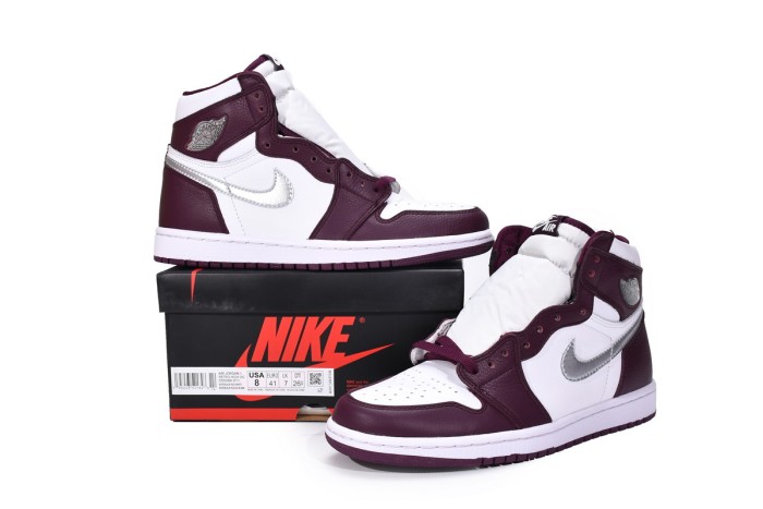 LJR Air Jordan 1 High OG Bordeaux 555088-611