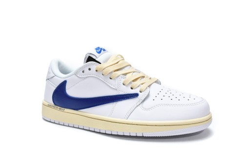 LJR Travis Scott x Air Jordan 1 Low White Blue DH68369-186