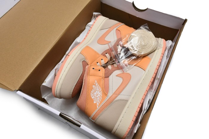 LJR Air Jordan 1 Mid  Apricot Orange  DH4270-800