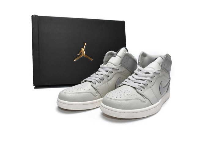 LJR Air Jordan 1 Mid SE Light Bone 852542-003