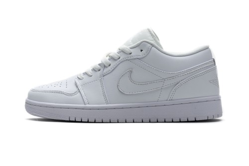 LJR Air Jordan 1 Low White Pure Platnium 553558-130