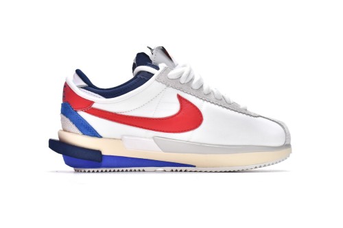 OG Sacai x Nike Zoom Cortez White Red Navy DQ0581-100