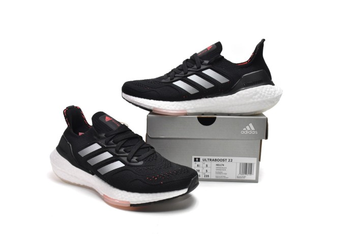 LJR adidas Ultra Boost 2022 Heat.RDY Black Clear Orange H01174