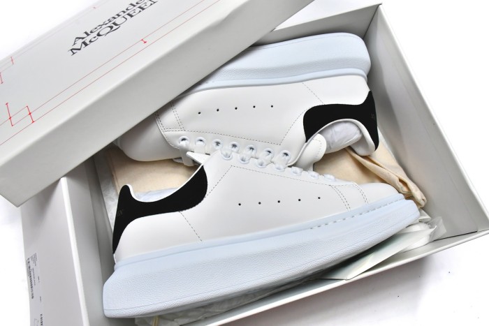 LJR Alexander McQueen Sneaker White Black 462214 WHGP7 9001