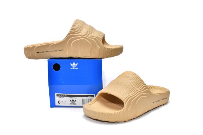 LJR adidas originals Adilette 22 Slides Desert Sand GX6945