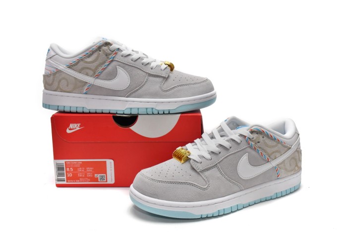 OG Nike Dunk Low Barber Shop - Grey DH7614-500