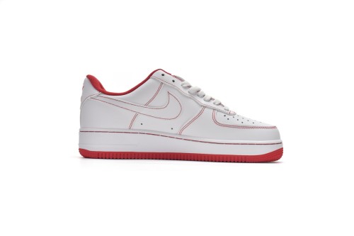 OG Nike Air Force 1 Low Contrast Stitch Red CV1724-100