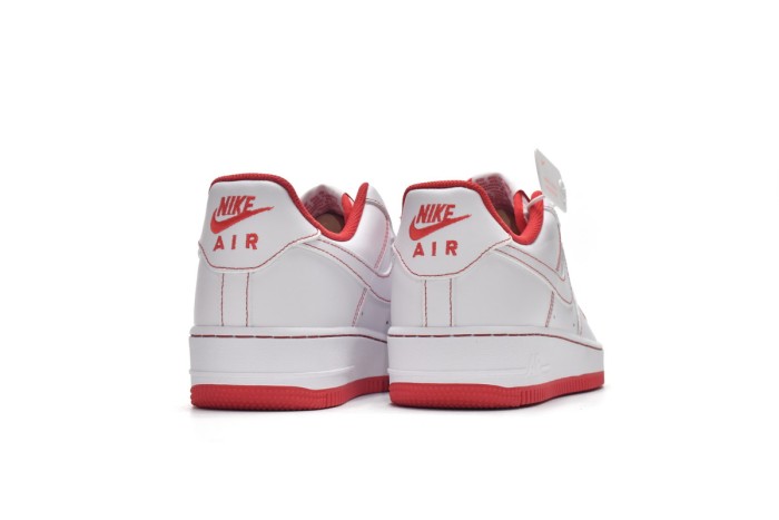 OG Nike Air Force 1 Low Contrast Stitch Red CV1724-100