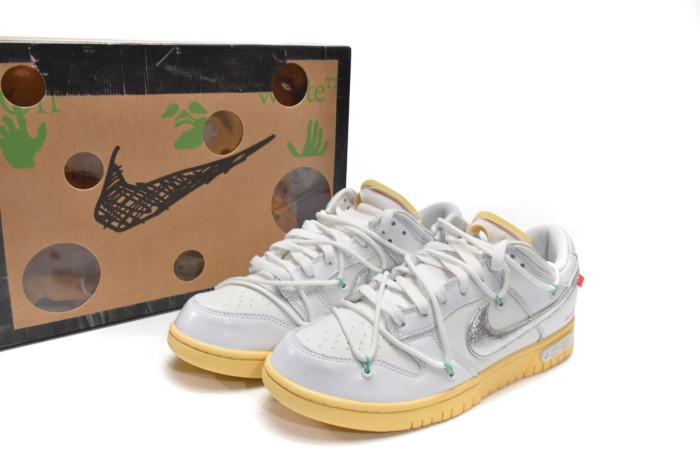 Special OFF WHITE x Nike Dunk SB Low The 50 NO.1 DM1602-127